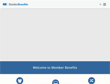 Tablet Screenshot of memberbenefits.com